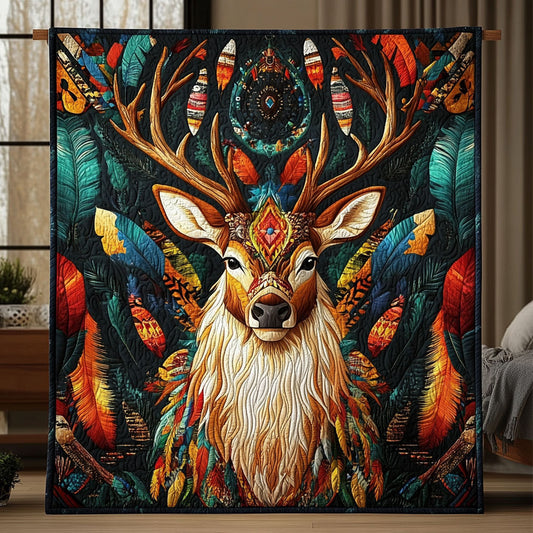 Deer Native American CW2804059CL Quilt