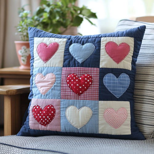 Cozy Heart CW1501056CL Quilt Pillow Case