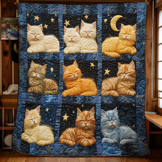 Cute Sleeping Cat WY2102018CL Quilt