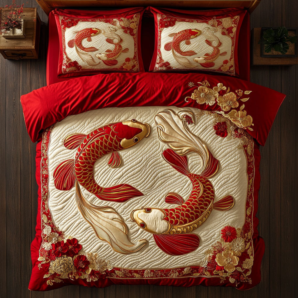 Koi Journey CP2907021CL Duvet Cover Set