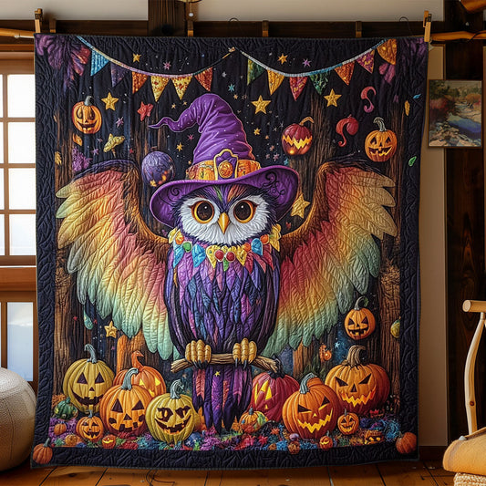 Halloween Feathers CP0408046CL Quilt