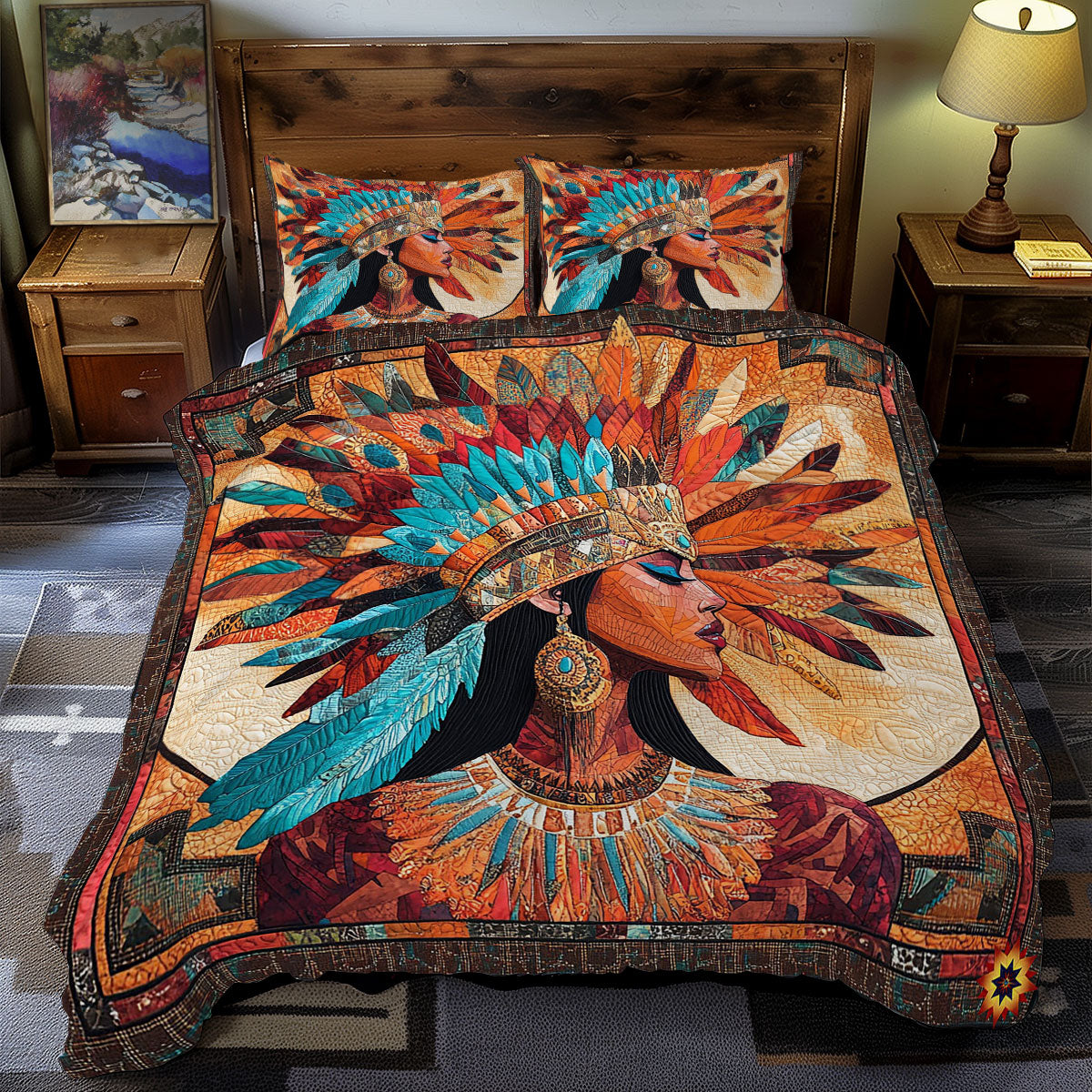 Aboriginal Women WY1712030CL Duvet Cover Set