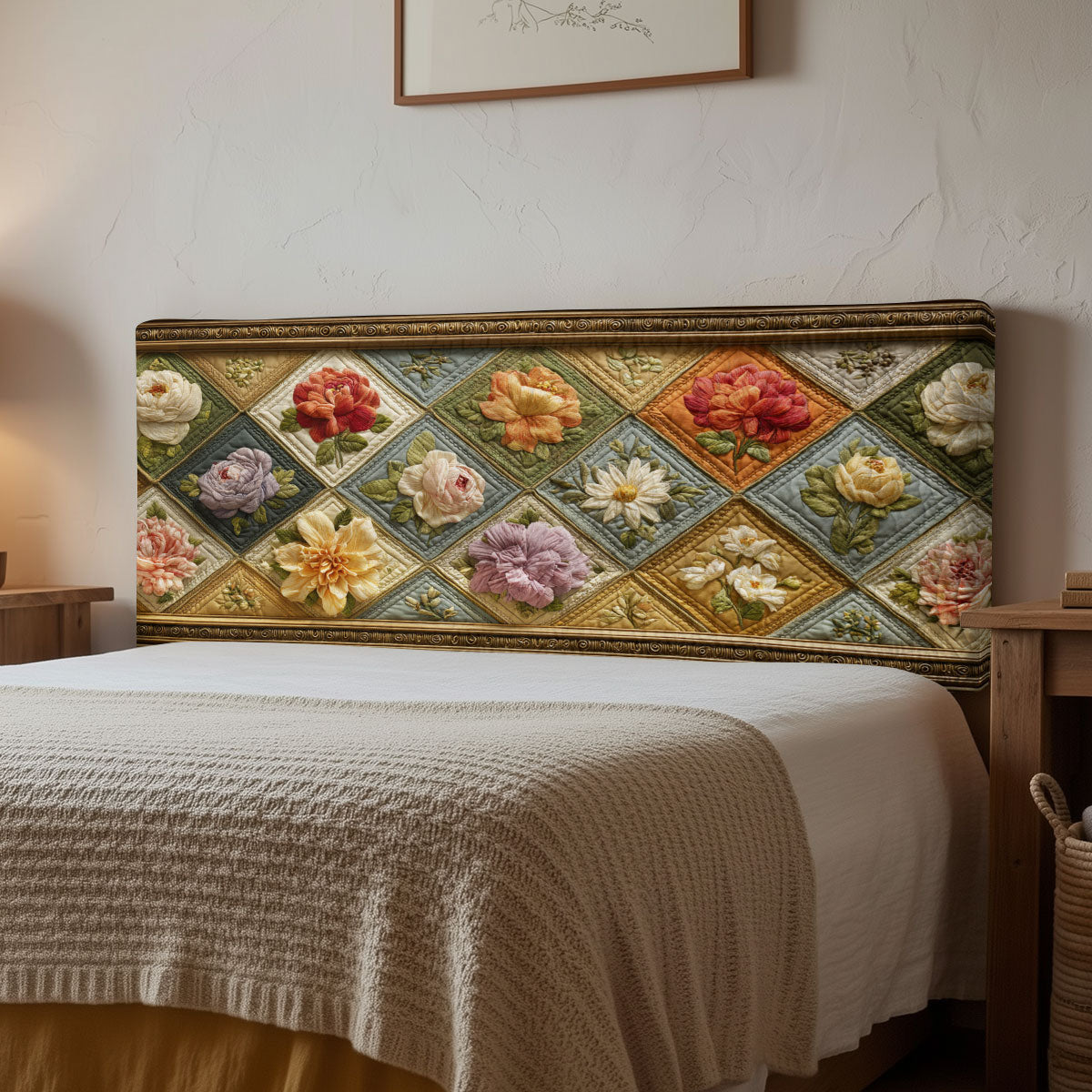 Bloom Mosaic CP2412002CL Quilted Headboard Slipcover