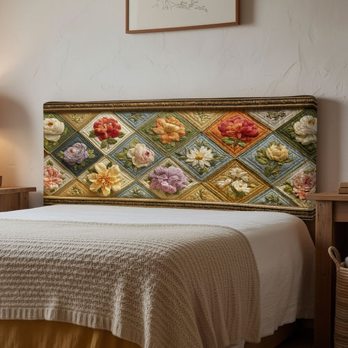Bloom Mosaic CP2412002CL Quilted Headboard Slipcover