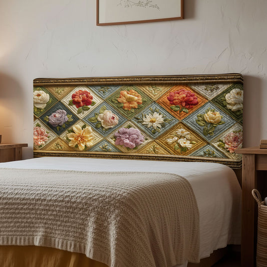 Bloom Mosaic CP2412002CL Quilted Headboard Slipcover