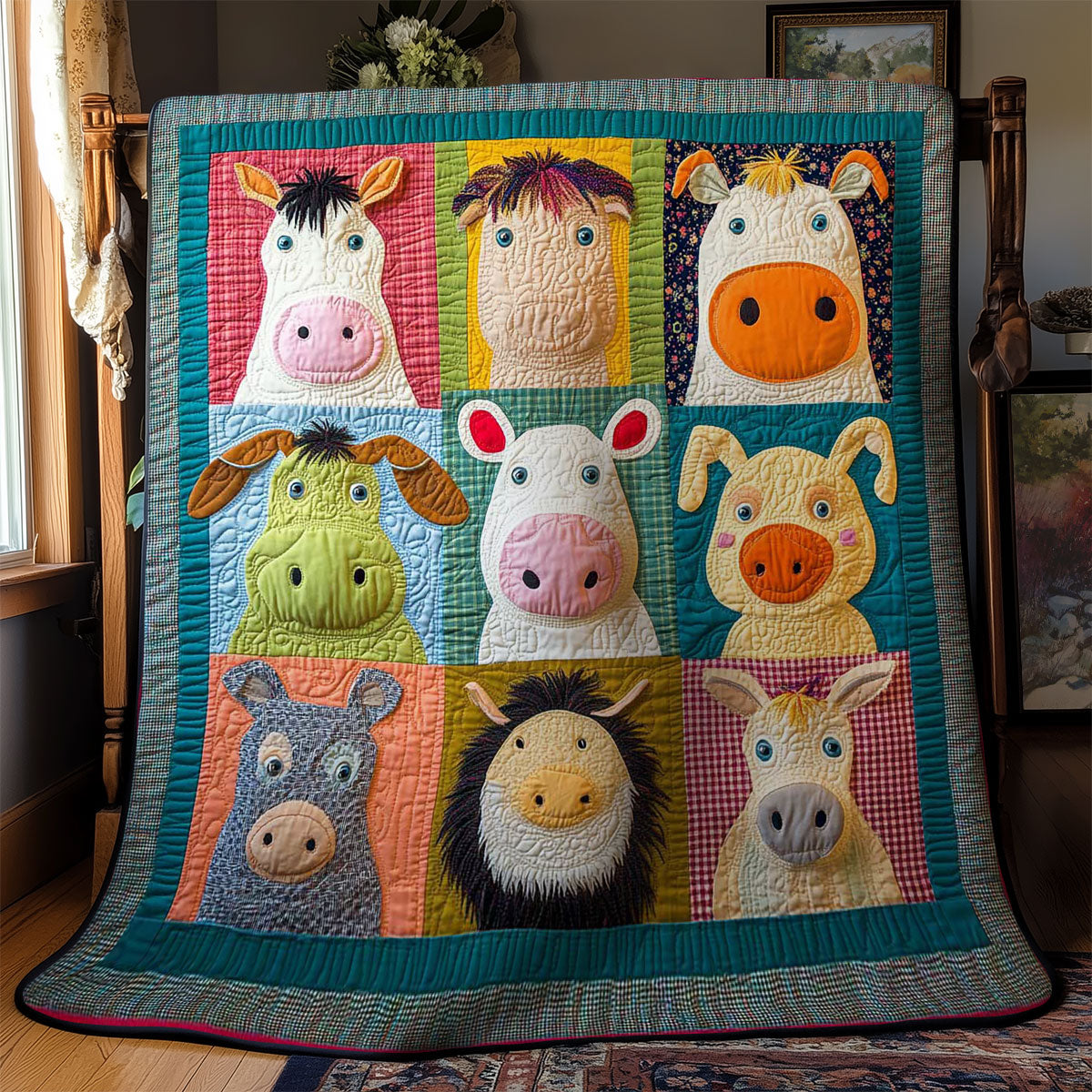 Silly Stable WN1803027CL Quilt