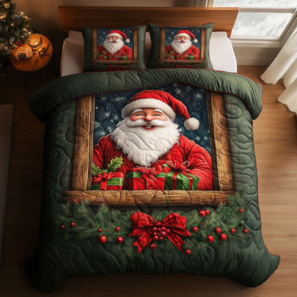 Santa Surprise Window WN1811089CL Duvet Cover Set