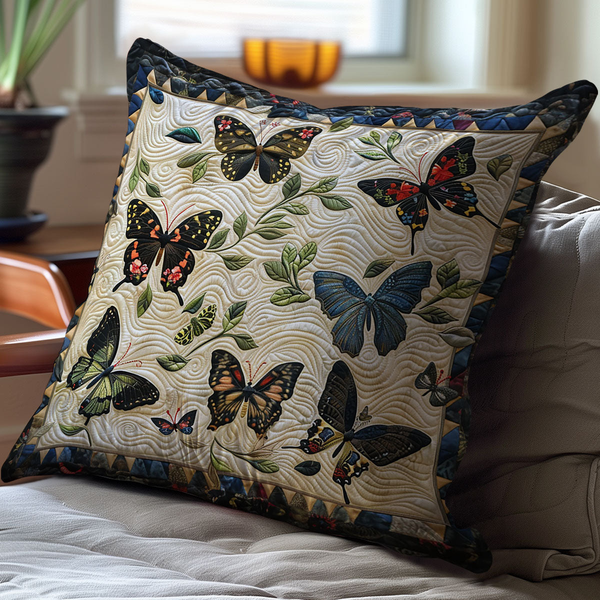 Butterfly WJ1810030CL Quilt Pillow Case