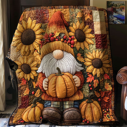 Gnome’s Pumpkin Haven WJ2512008CL Quilt
