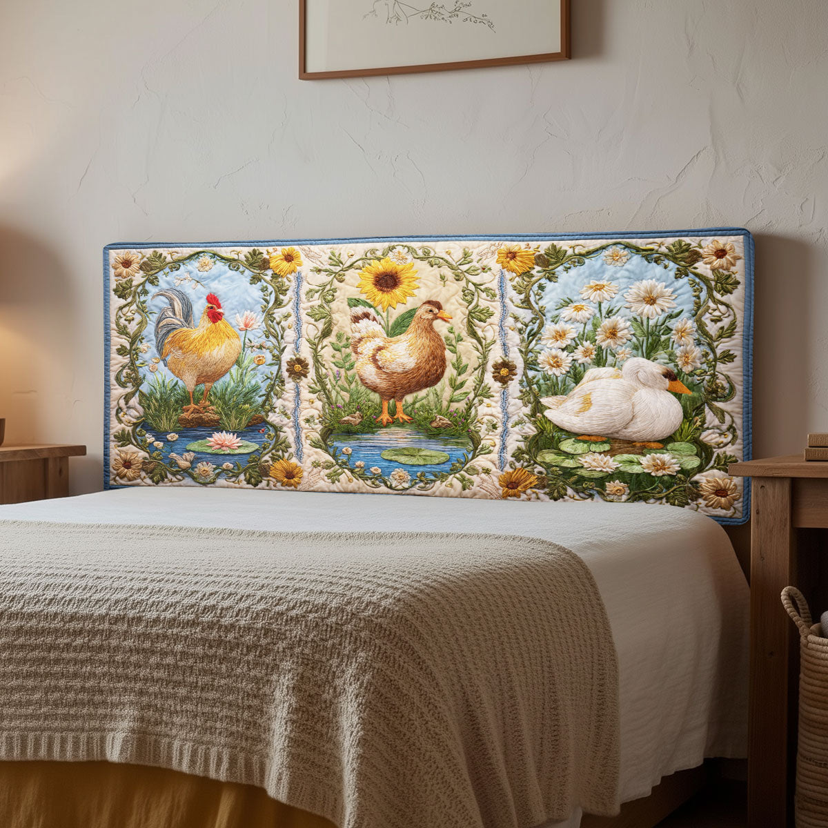 Meadow Poultry CW3012023CL Quilted Headboard Slipcover