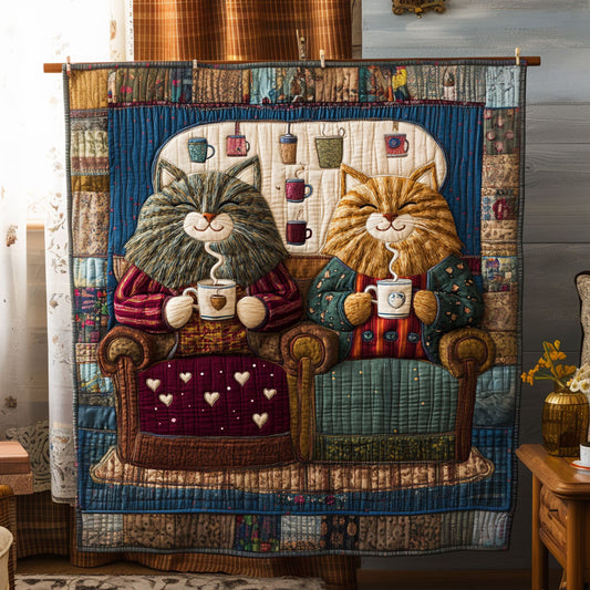 Cat Relax Time DH0410023CL Quilt