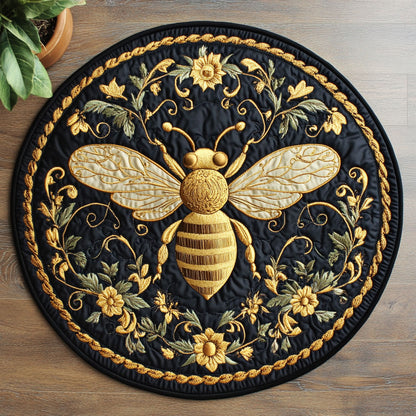 Golden Bee CW2705504CL Quilted Round Mat