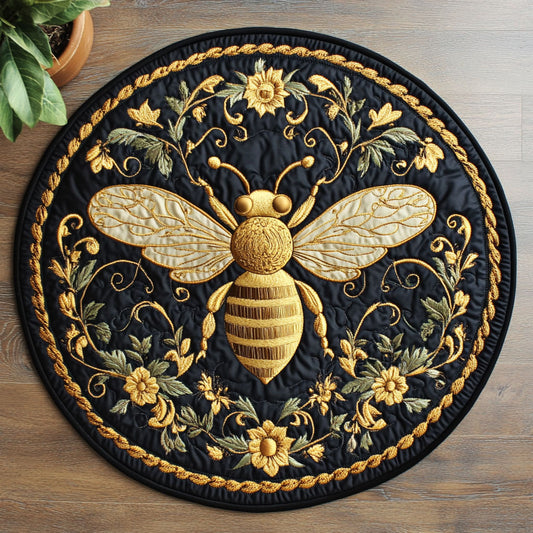 Golden Bee CW2705504CL Quilted Round Mat