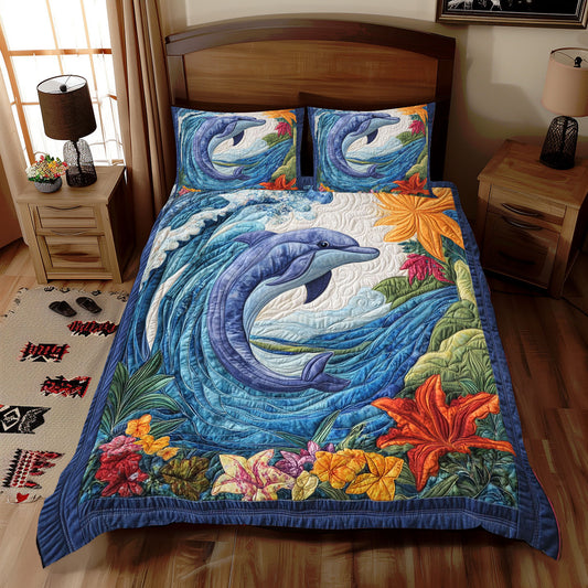 Dolphin Jumping WX1212063CL Duvet Cover Set