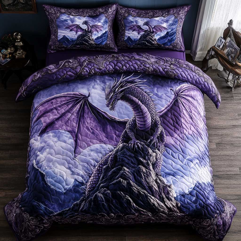 Celestial Guardian Dragon WN1803117CL Duvet Cover Set
