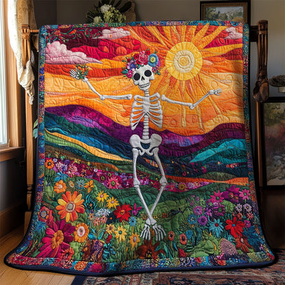 Hippie Skeleton WN1003066CL Quilt