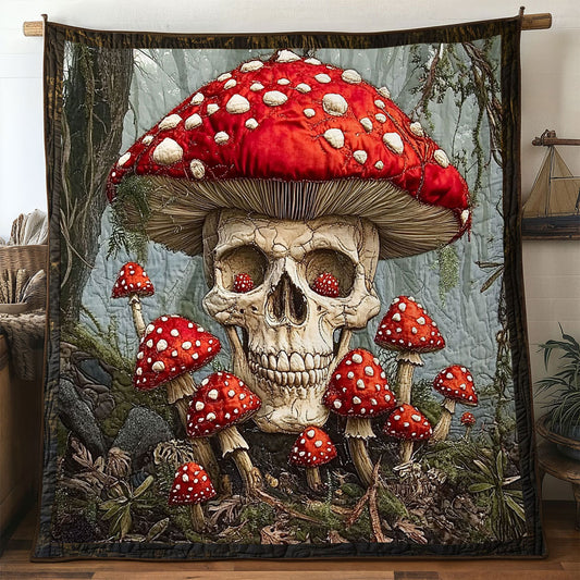 Crimson Forest Skull WN2810019CL Quilt