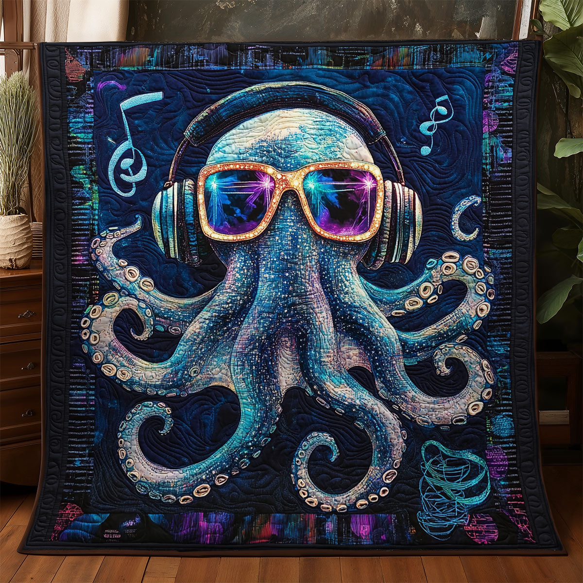 Musician Octopus WX0406036CL Quilt