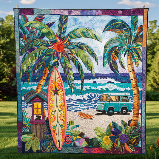 Summer Beach CQ1704001CL Quilt