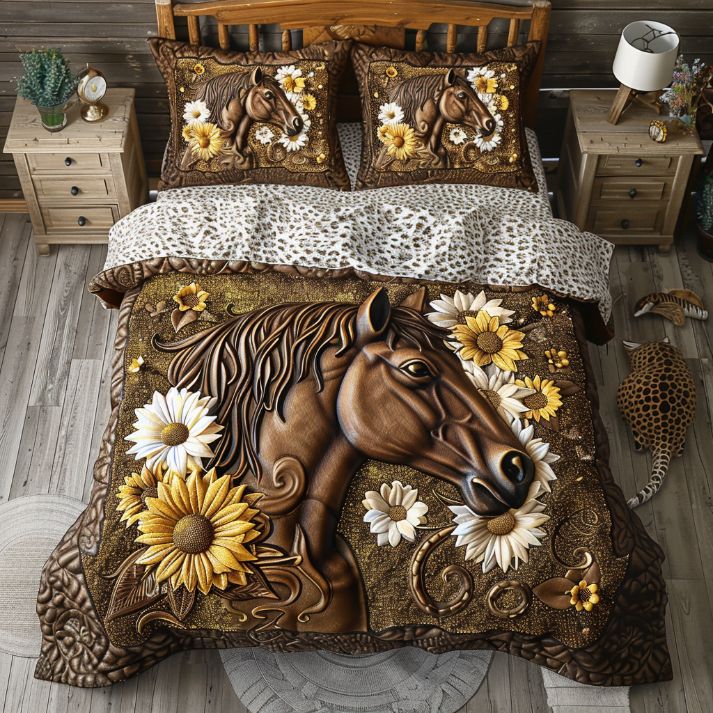 Brown Horse XR0504004CL Duvet Cover Set