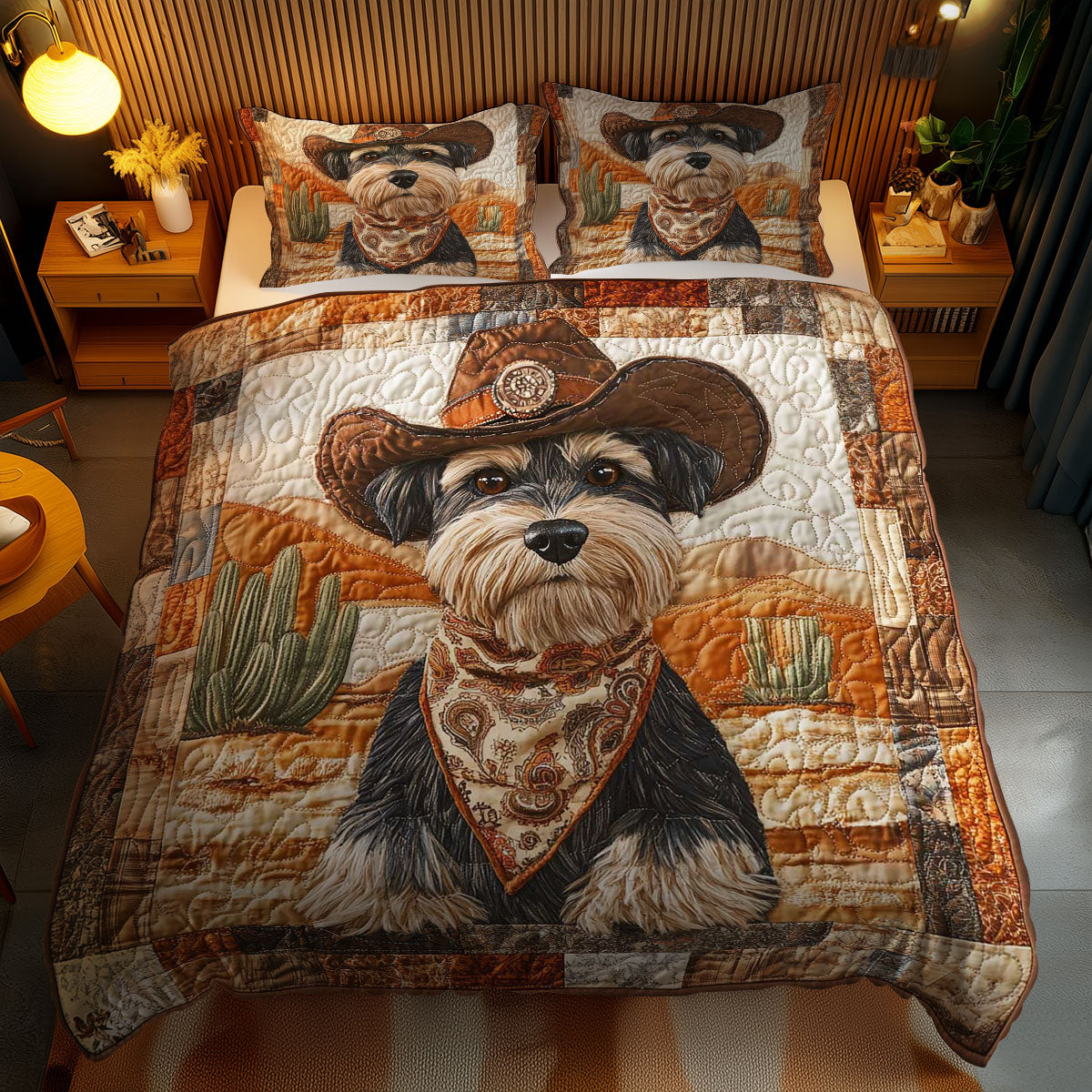 Cowboy Schnauzer WN0901068CL Duvet Cover Set