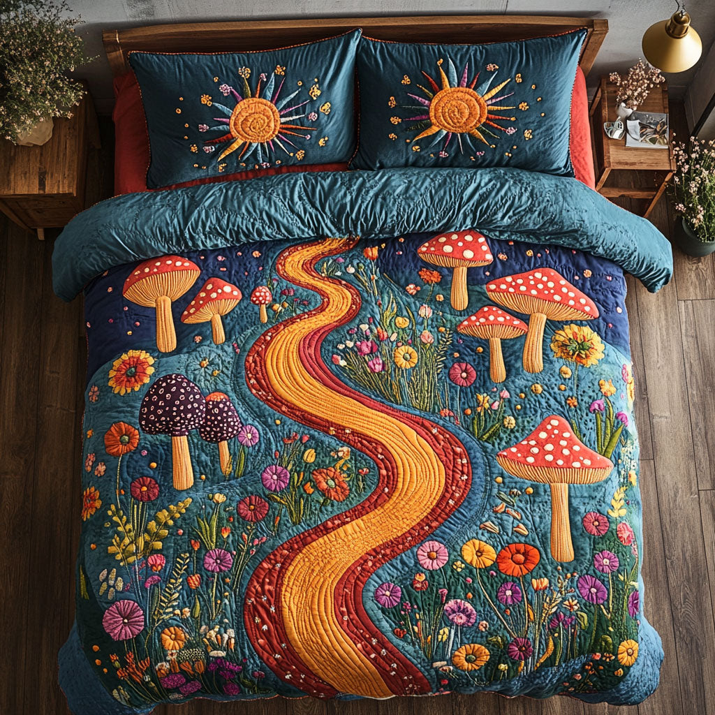 Mushroom Pathway CW2807004CL Duvet Cover Set