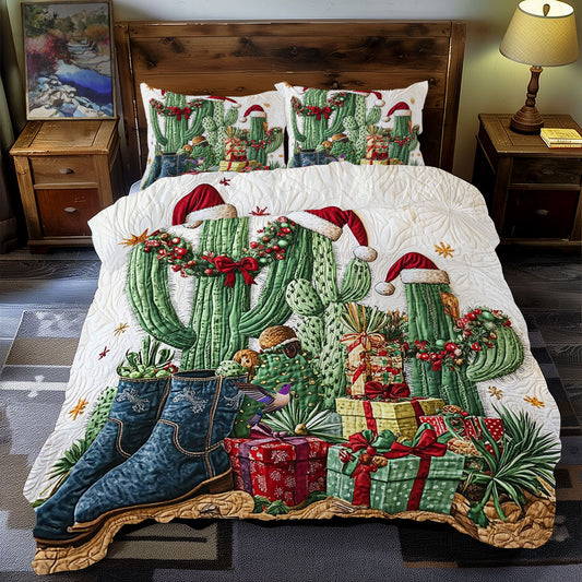 Cactus Christmas WY2511043 Duvet Cover Set