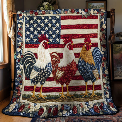 Vintage Glory Rooster WN1002033CL Quilt