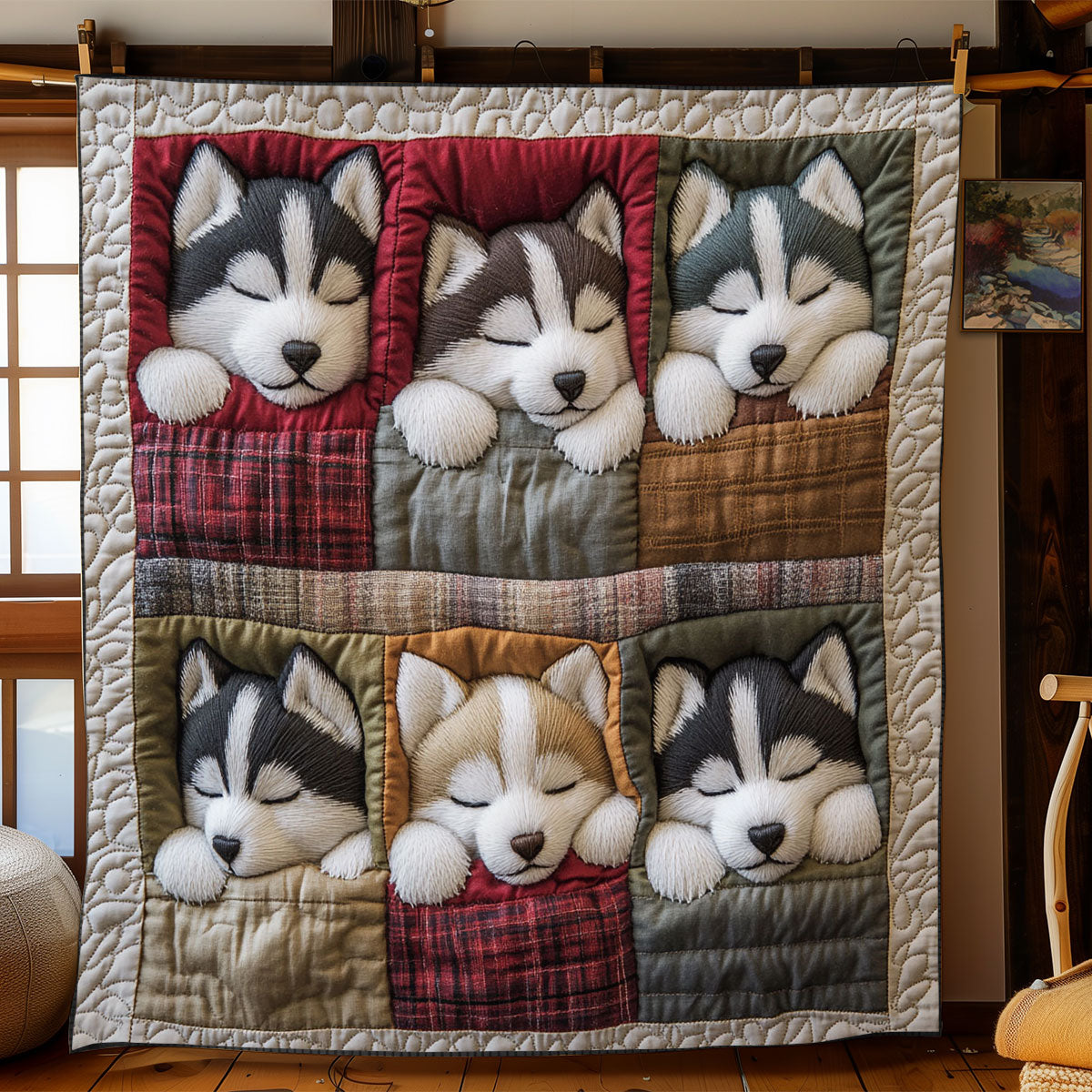 Husky Cuddle CP0512128CL Quilt
