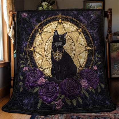 Mystic Cat Mandala WN2512034CL Quilt