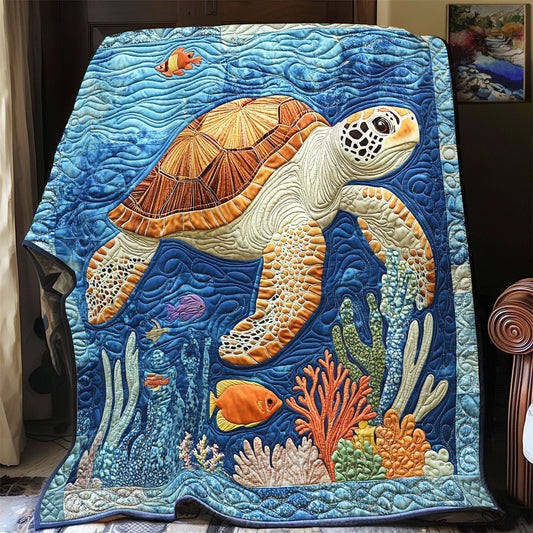 Turtle Under Sea WX3105068CL Quilt
