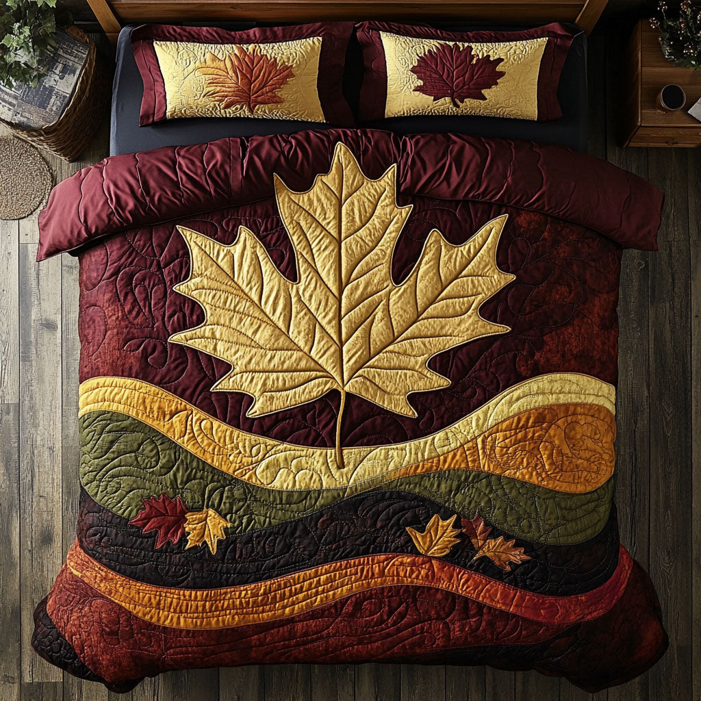 Crimson Leaf CP0609128CL Duvet Cover Set