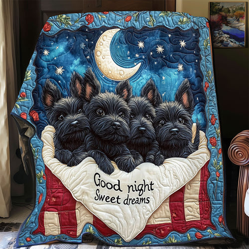 Terrier In Night WY0901056CL Quilt