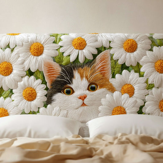 Spring Whiskers CP2412032CL Quilted Headboard Slipcover