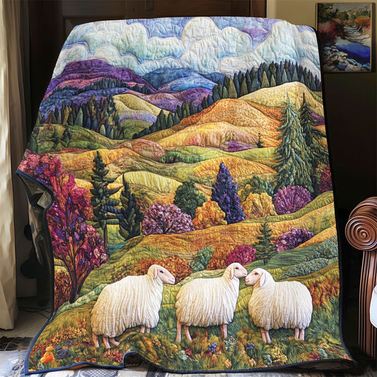 Sheep Fields YR2412039CL Quilt