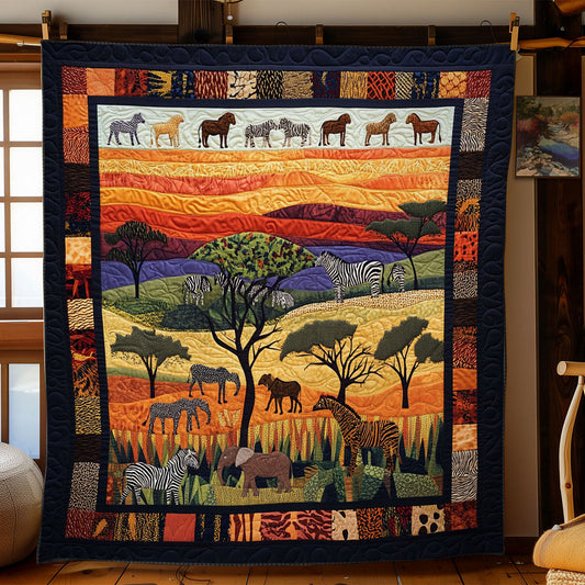 African Wild Animal Forest WY2802137CL Quilt