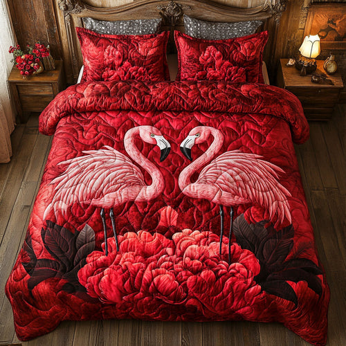 Flamingo Flower WT1501006CL Duvet Cover Set