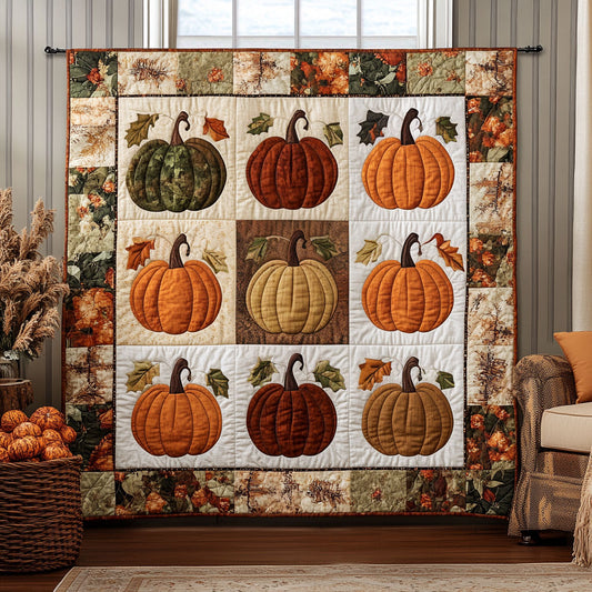 Pumpkin Autumn Orchard DH1809011CL Quilt