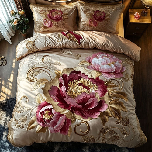 Ivory Peony Charm CW2509035CL Duvet Cover Set