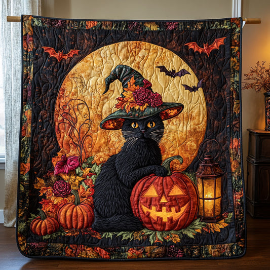 Cat Beneath The Thorns WN0708016CL Quilt