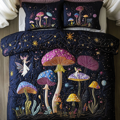 Cosmic Fairy Mushroom CW2907017CL Duvet Cover Set