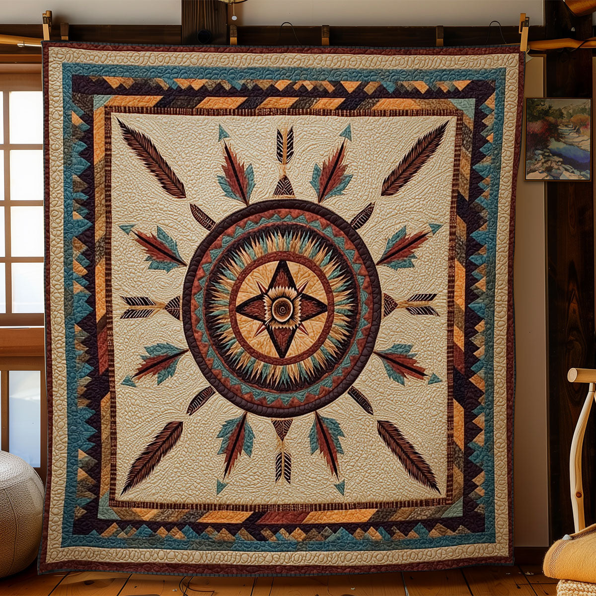 Native Fire Path WN1407051CL Quilt