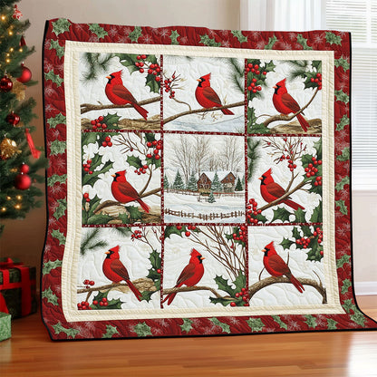 Winter Cardinal CW0711001CL Quilt