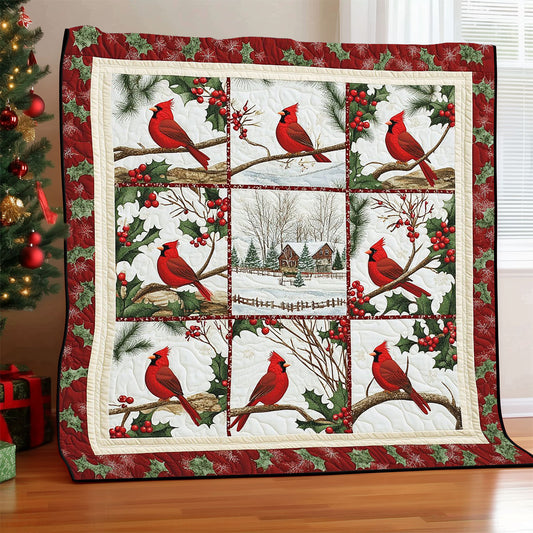 Winter Cardinal CW0711001CL Quilt