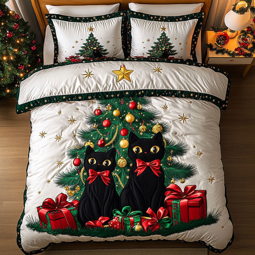 Holiday Cat Magic CW0711024CL Duvet Cover Set