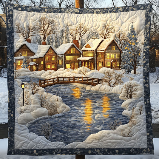 Christmas Village By The River LT2709005CL Quilt
