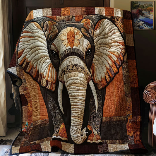 Majestic Elephant Mosaic WJ2112022CL Quilt