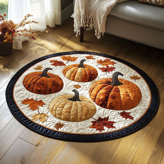 Autumn Bounty WY1808036CL Quilted Round Mat