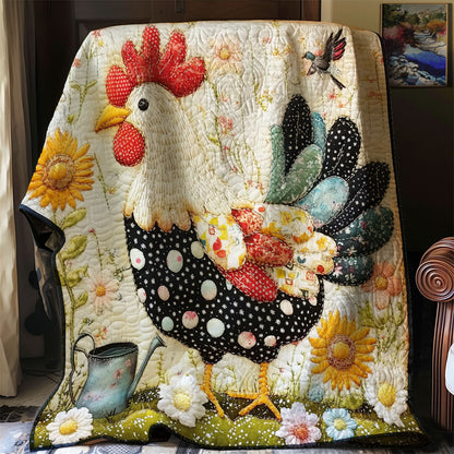 Chicken Charm WJ2712012CL Quilt