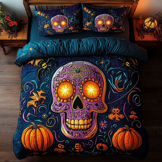Gothic Sugar Skull Halloween WY0707056CL Duvet Cover Set